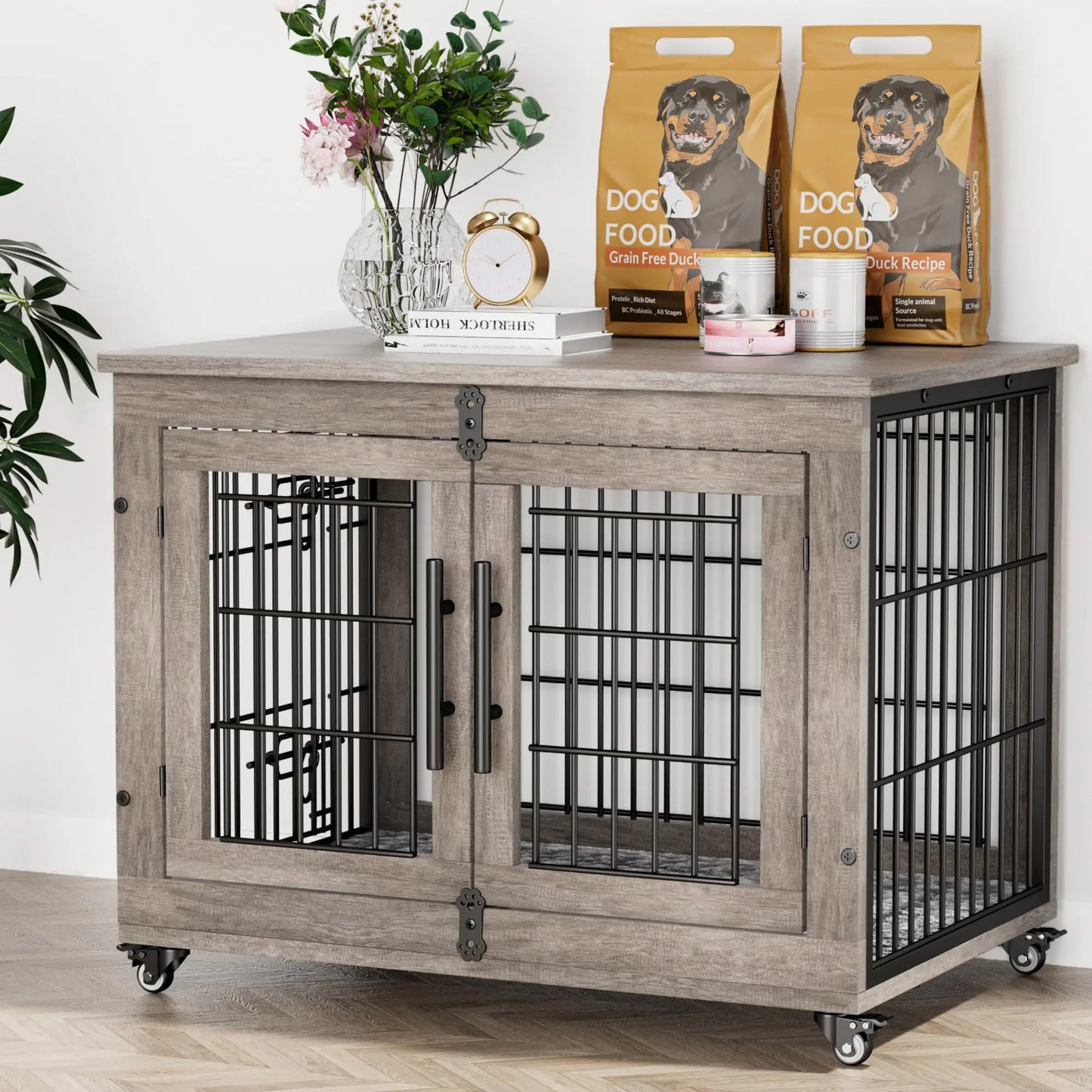 Wooden Dog Cage